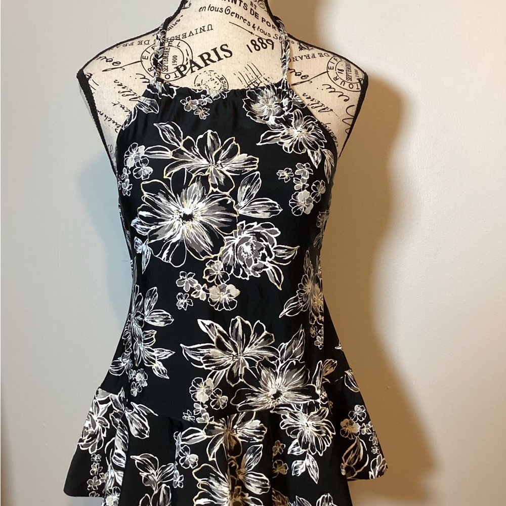 🌴 ☀️ TANKINI by ST JOHN’s BAY SEPARATES SIZE 8 w/BUILT IN PADDED BRA NWOT